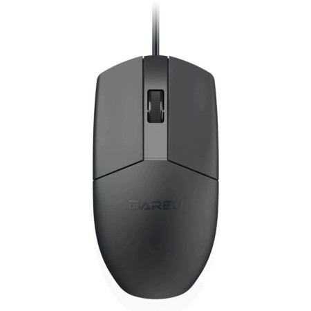 Mouse Dareu Wended LM103 Black (Black), DPI 1200, size 118x61x38mm, 1.58m