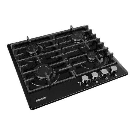 Hon surface NordFrost HS 6041 b, gas, 4 burners, black-3