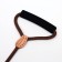 Land 8 mm with a pack for 2 dogs, polyester and genuine leather, 73 + 2x57 cm, brown