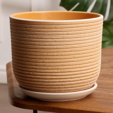 Pot Flower Vine Beige Boulers No. 3, 2.9 L, D - 18.6 cm