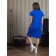 Women's dress Only Love, size 46, cornflower color