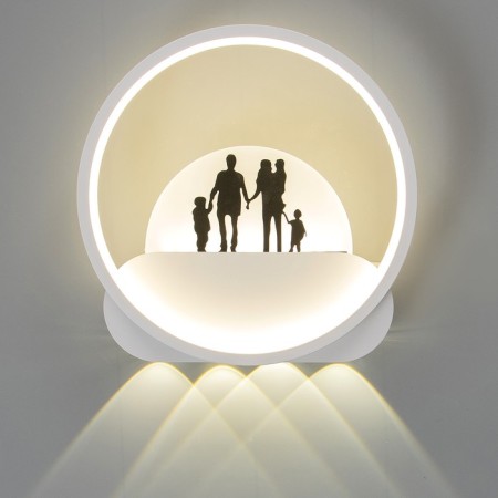 Bra "Family" LED 4000K 10WT -White 24x24x6cm