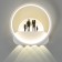 Bra "Family" LED 4000K 10WT -White 24x24x6cm