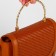 Handle for the bag "Reflected frame", metal, for a puncture, 13 × 9 cm, gold color