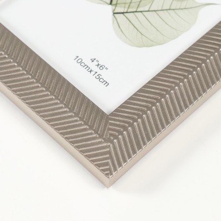 Photo frame plastic 10x15 cm "Silver Kolos" 13.5x18.7 cm-2