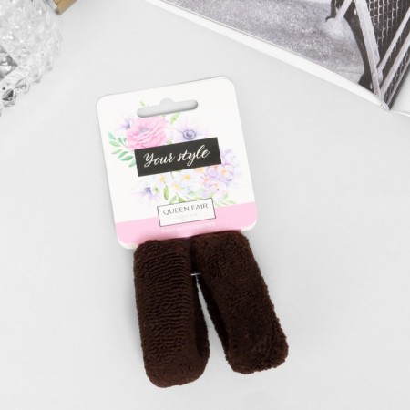 Hair elastic band "Mahrushka Sport" (set 2 pcs) elites classic wide, 4 cm, mix