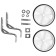 Additional Dream Bike wheels, for wheels 12 ", white color