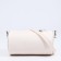 Bag Cross-Bodi with a zipper, white color