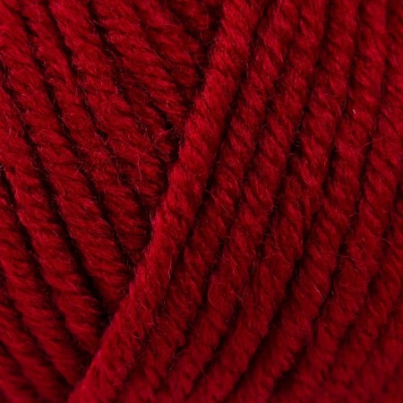 Yarn "Superlana Maxi" 75% acrylic, 25% wool 100m/100g (390 t. Red)-2