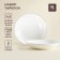 Deep plates SL Home "Cascon", 700 ml, D = 20 cm, set 2 pcs, bone porcelain, white