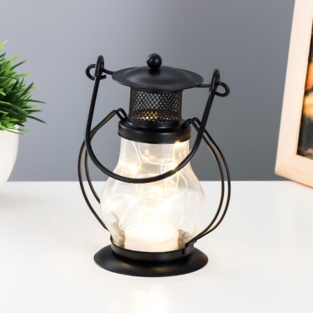 Night Lamp LED 1XCR2032 Black 10x7x13cm Risalux-1