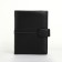 Male purse on the button, department for auto documents, black color