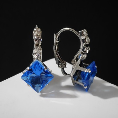 Earrings with rhomba rhms party, Mix color-1