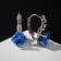 Earrings with rhomba rhms party, Mix color