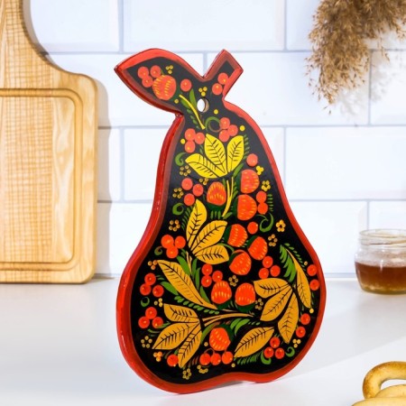 Groot board "Pear", Khokhloma-1