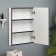 Winter 50 bathroom mirror, Winterberg, 50 x 66.7 x 12.3 cm