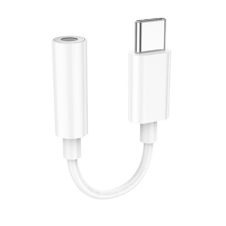 Adapter Hoco LS35, Type -C (M) - Jack 3.5mm (F), White