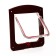 Animal door with 4 modes, opening 15x15.5 (total 22.5x20 cm), dark brown