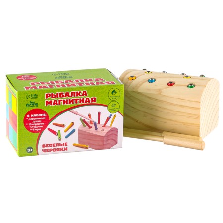 Magnetic fishing "Funny worms"-1