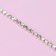 Chain with rhinestones, metal, glass, 2 mm, 9 ± 1 m, silver color