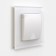 The socket w1171261 with grounding and curtains with a lid, IP44, white matte