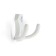 Hook furniture tundra TKD007, two -rod, white color