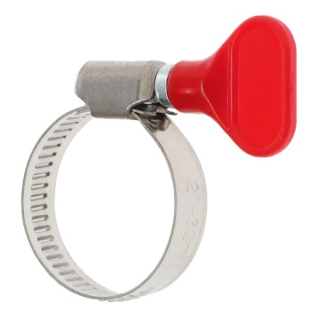 Clamp with the "lamb" Zein English, diameter 20-32 mm, width 9 mm, stainless steel-4