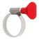 Clamp with the "lamb" Zein English, diameter 20-32 mm, width 9 mm, stainless steel