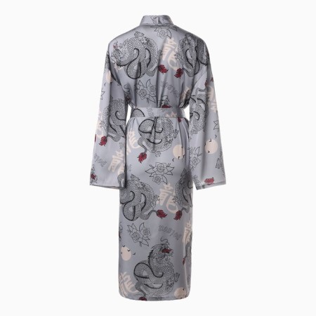 Халат домашний KAFTAN "Дракон", размер 44-46, серый-9