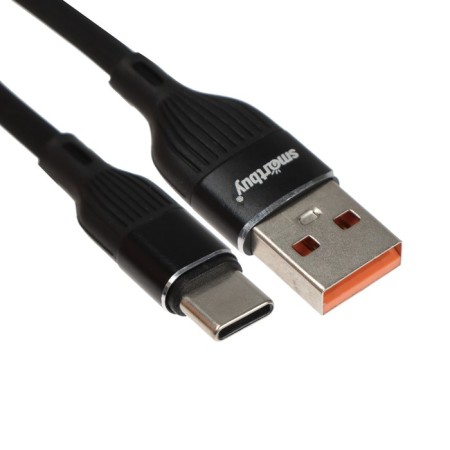 Cable Smartbuy S72, Type -C - USB, 3 A, 1 m, charging + data transfer, black