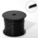 Rubber cord on a bobin, 80 m, non -full, d = 2 mm, black color
