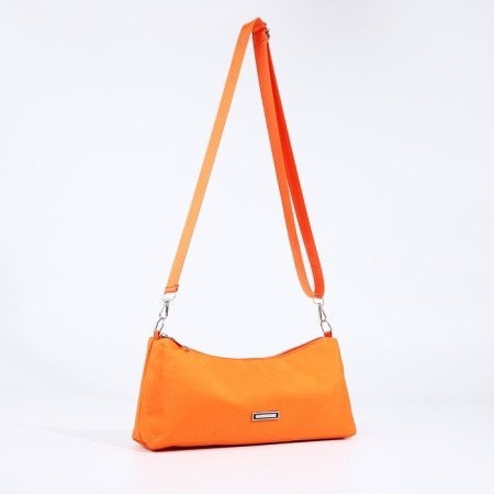 Cross-Bodi Bag on a zipper, Orange color-6