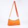 Cross-Bodi Bag on a zipper, Orange color