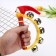 Toy musical tambourine "Beasts" with bells, mix