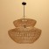 Ceiling Lamp from Rotan "Tommy" 1x120W, E27, 70x70x50 cm