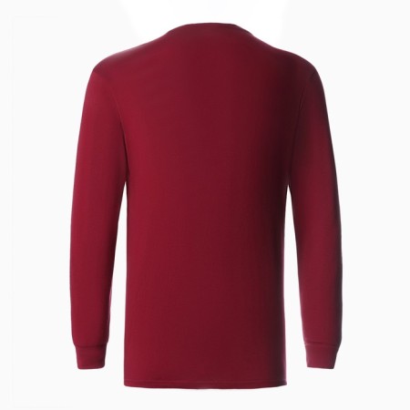 Long -sized male plain, burgundy color, size 48-3