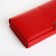 Women's wallet on magnet, red color