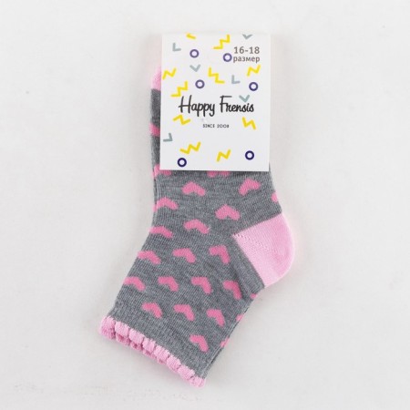 Children's socks, color gray mix, size 20-22-3