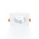 Light-K Buildiv-y, artin, square 94x94x25mm hole 75x75mm Gu5.3 Al White 51423 7