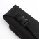 Lightning waist bag, external pocket, black color