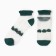 Women's socks glass minku "Flowers", turquoise color, rr 36-37 (23 cm)
