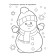 The very first coloring pages. New Year's coloring. 3+