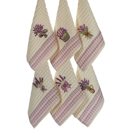 A set of wuffed napkins Diva Afrodita Ceylin "Lavender", size 35x50 cm, 6 pcs-4
