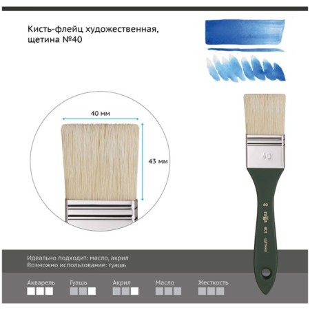 Brus-Flez Art Gamma, Shchetin, No. 40 801040-1
