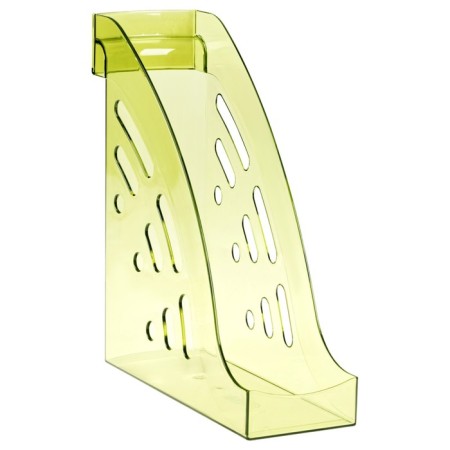 Paper tray Vertical Istanm "Expert", tinted, lime, width 95mm