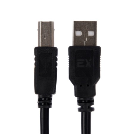 EXPLOYD EX-K-1480, USB A (M)-USB B (M), 5 m, black cable-3