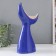 Souvenir Ceramics "Kita tail" bright blue 19.4x9.2x29 cm