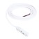 Connector Support for the ARTE LAMP Linea-CCCESSORES A480233, 1.65x200x1.8 cm, white