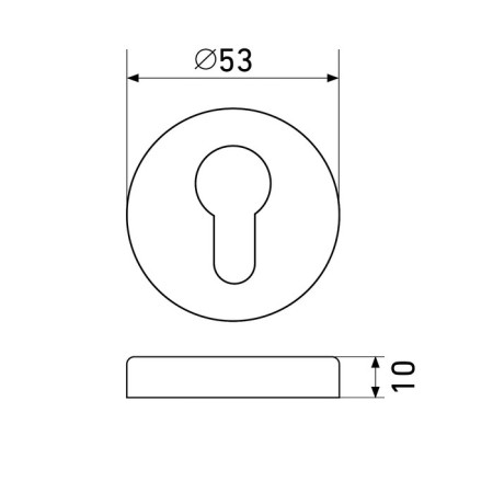 Door pad for c/m standard 0200 SS Inox stainless steel-3