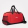 Sports bag with lightning, 3 outer pockets, red color